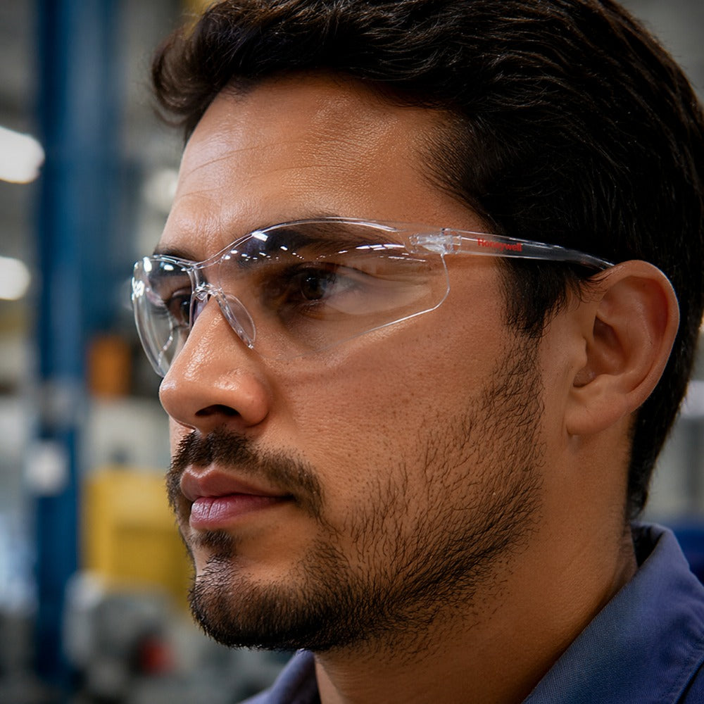 Óculos de Segurança Incolor Frontal Lente em Policarbonato Antiembaçante Haste Fixa Uvex A705HSXTR Supremo C.A 18822