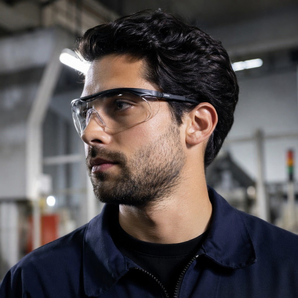 Óculos de Segurança Incolor Frontal Lente em Policarbonato Antiembaçante Uvex Skyper S1900X-BR C.A 18832