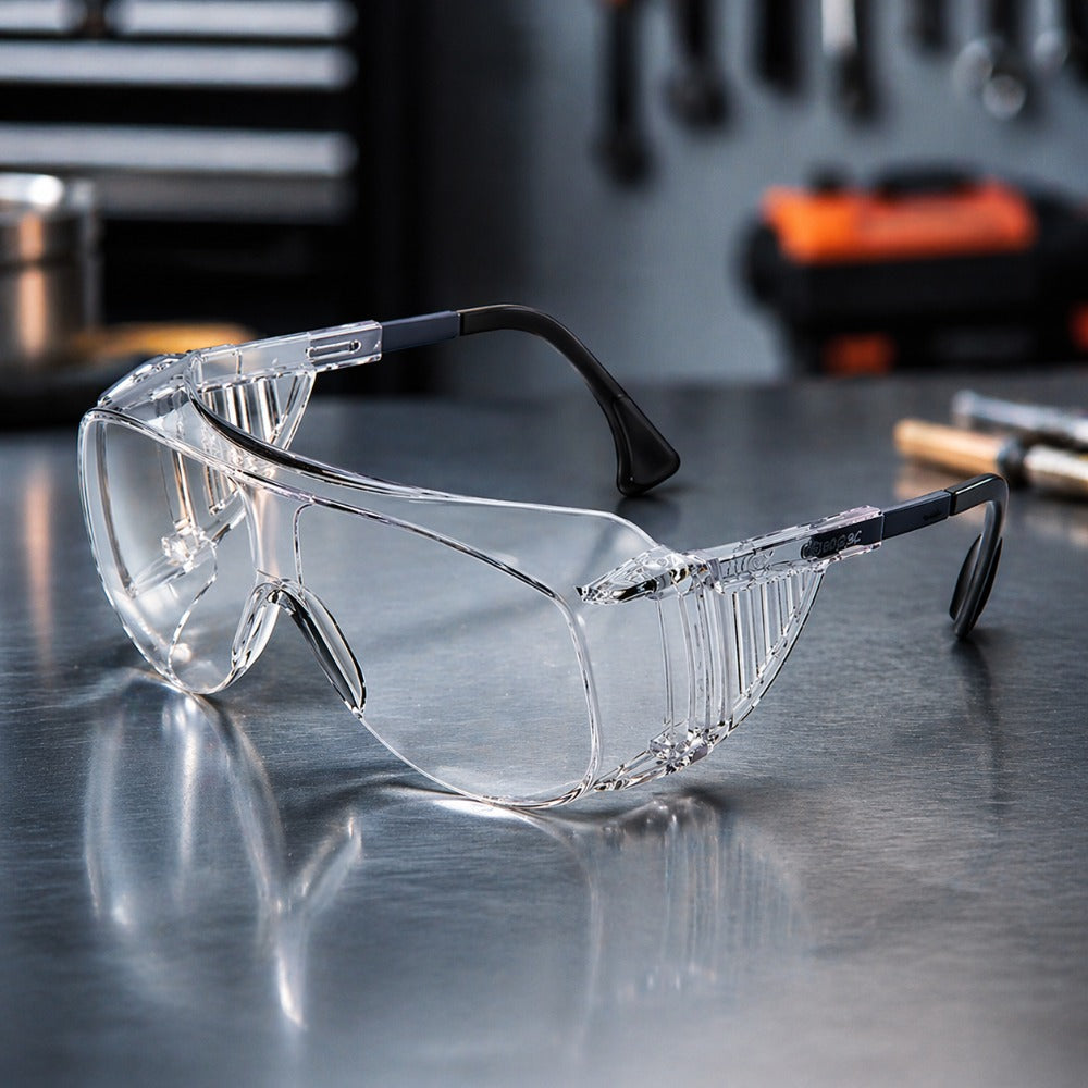 Óculos de Segurança Incolor Frontal e Lateral Lente em Policarbonato Antirrisco Uvex Ultraspec 2001 S0112-BR C.A 18833