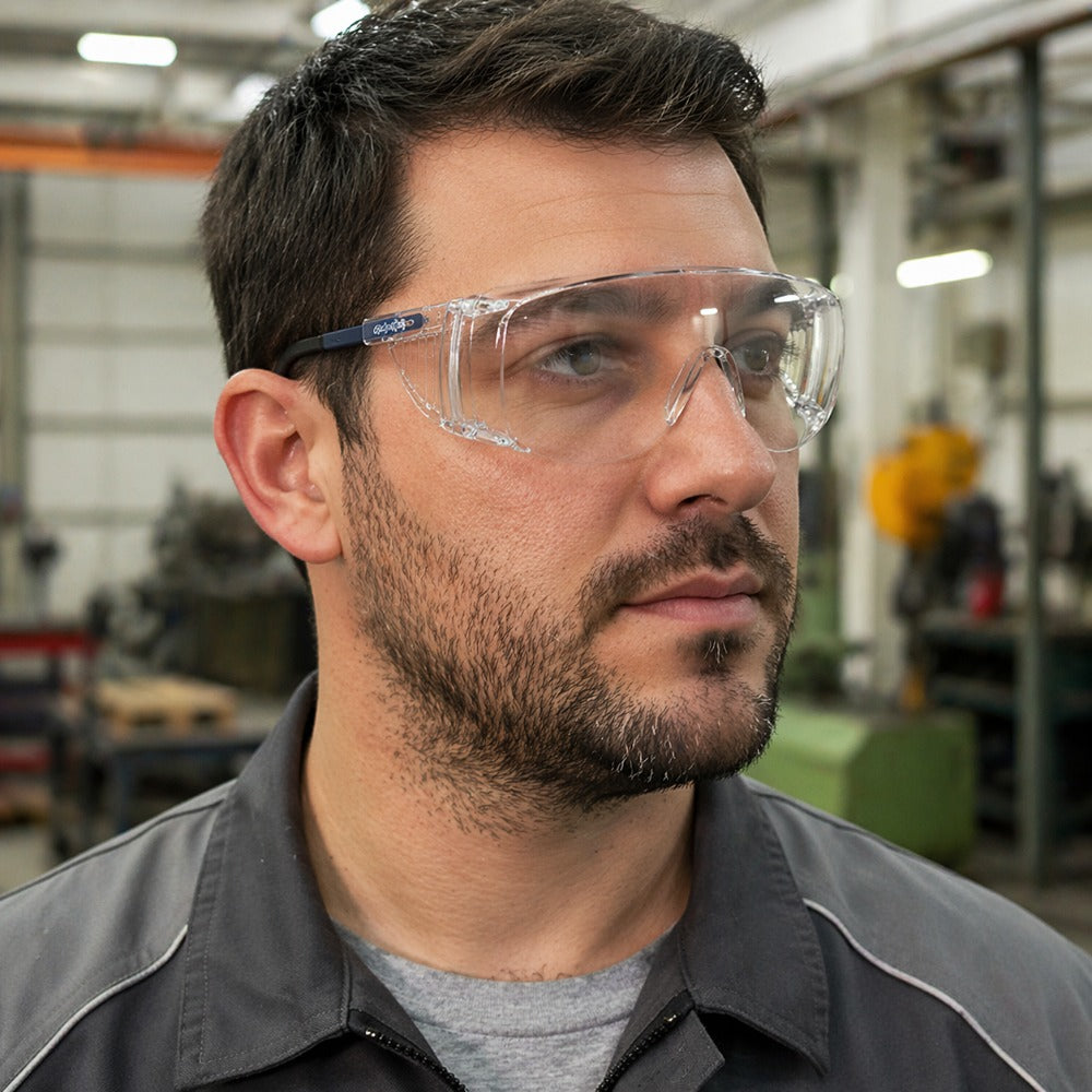 Óculos de Segurança Incolor Frontal e Lateral Lente em Policarbonato Antirrisco Uvex Ultraspec 2001 S0112-BR C.A 18833