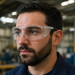 Óculos de Segurança Incolor Frontal e Lateral Lente em Policarbonato Antirrisco Uvex Ultraspec 2001 S0112-BR C.A 18833