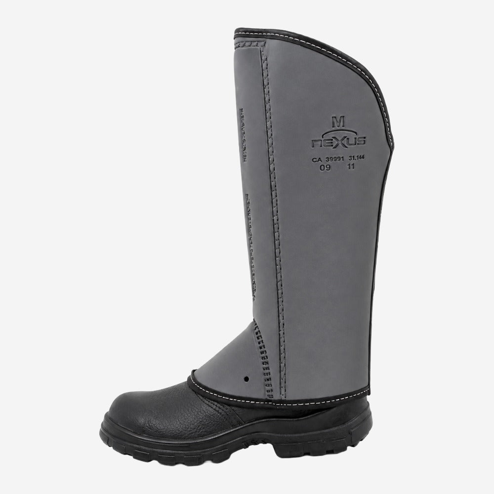 Perneira de Segurança Modelo Combate 3 Talas em PVC com Velcro Nexus CA 52864