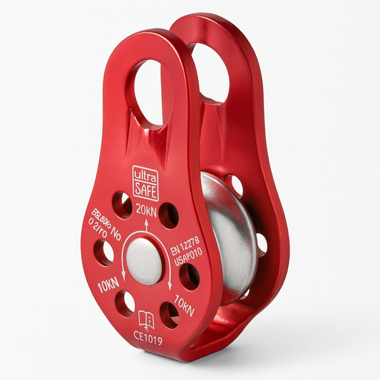 Polia Simples De Alumínio Para Corda 20 kN Ultra Safe Mini Fixa USPAP0102000