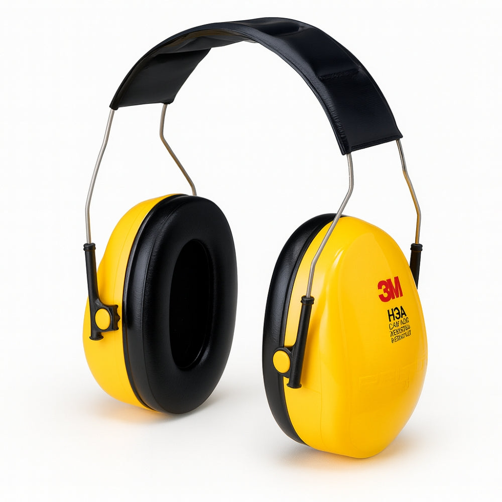 Abafador de Ruídos Tipo Concha 23 dB Amarelo 3M H9A CA 12189 HB004153605