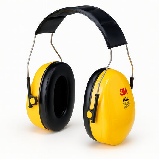 Abafador de Ruídos Tipo Concha 23 dB Amarelo 3M H9A CA 12189 HB004153605