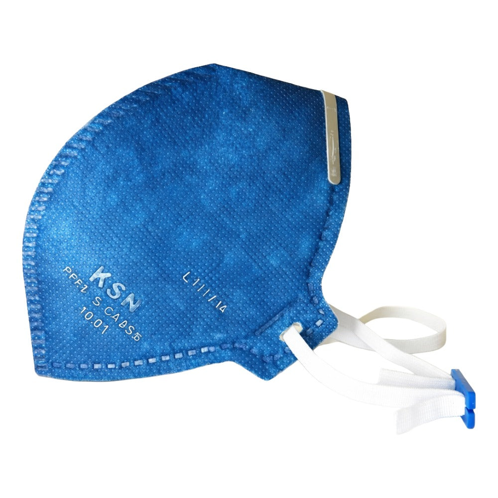 Respirador Descartável PFF-1 Azul Sem Válvula Com Elástico Na Nuca KSN 10.01 C.A 8356