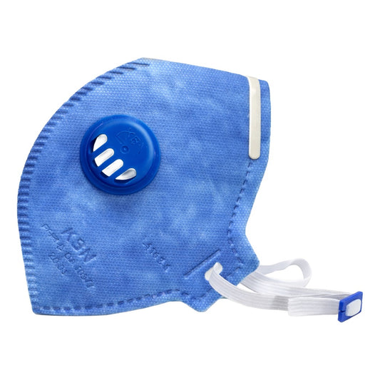 Respirador Descartável PFF-3 Azul Com Válvula Elástico Na Nuca KSN 20.03 C.A 16968