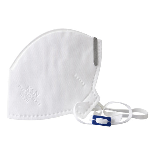 Respirador Descartável Hospitalar PFF-2 Branco Sem Válvula Elástico Na Nuca KSN 10.02 MH C.A 8357