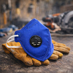 Respirador Descartável PFF-2 Azul Com Válvula Com Elástico Na Nuca Camper 800366 C.A 38944