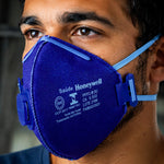 Respirador Descartável PFF-2 Azul Com Válvula Com Elástico Na Nuca Honeywell RE.P2.AV-BR C.A 9823