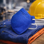 Respirador Descartável PFF-2 Azul Sem Válvula Com Elástico Na Nuca Camper 800364 C.A 38942