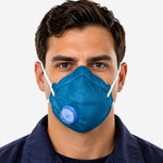 Respirador Descartável PFF2S Plus com Válvula e Carvão Ativado para Indústria e Construção Air Safety 515106 CA 38953
