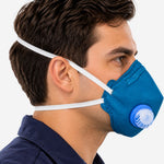 Respirador Descartável PFF2S Plus com Válvula e Carvão Ativado para Indústria e Construção Air Safety 515106 CA 38953