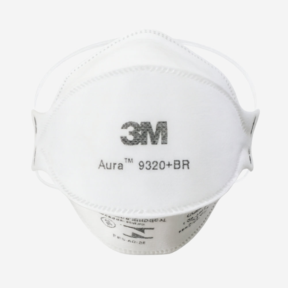 Respirador Descartável PFF-2 Sem Válvula Com Elástico Na Nuca 3M Aura 9320+BR HB004385173 CA 30592