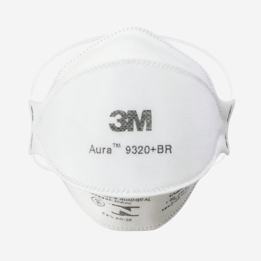 Respirador Descartável PFF-2 Sem Válvula Com Elástico Na Nuca 3M Aura 9320+BR HB004385173 CA 30592
