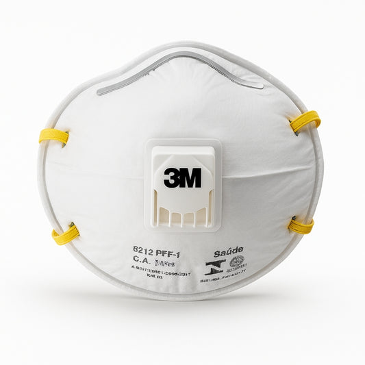 Respirador Descartável Tipo Concha PFF-1 Com Válvula Elástico na Nuca 3M 8812 HB004116644 CA 5658