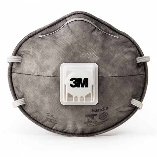 Respirador Descartável Tipo Concha PFF-2 Com Válvula Carvão Ativo Elástico na Nuca 3M 8023 HB004116693 C.A 9626