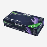 Luva Nitrílica Descartável Hipoalergênica Roxa Caixa com 100 Danny Sensiflex Flex DA-90.400 C.A 45458