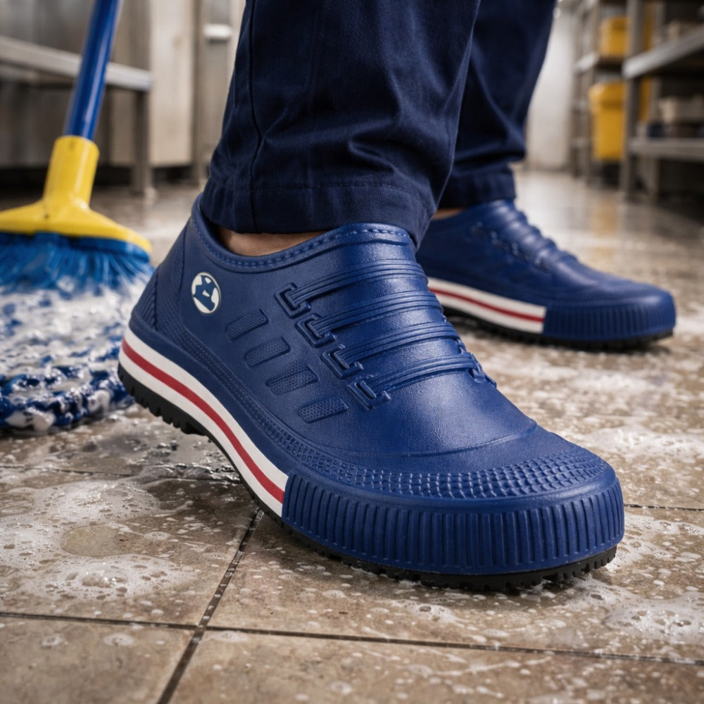 Sapatênis de EVA Azul Marinho Uso Profissional Antimicrobiano Solado Antiderrapante Soft Works BB81 C.A 43860