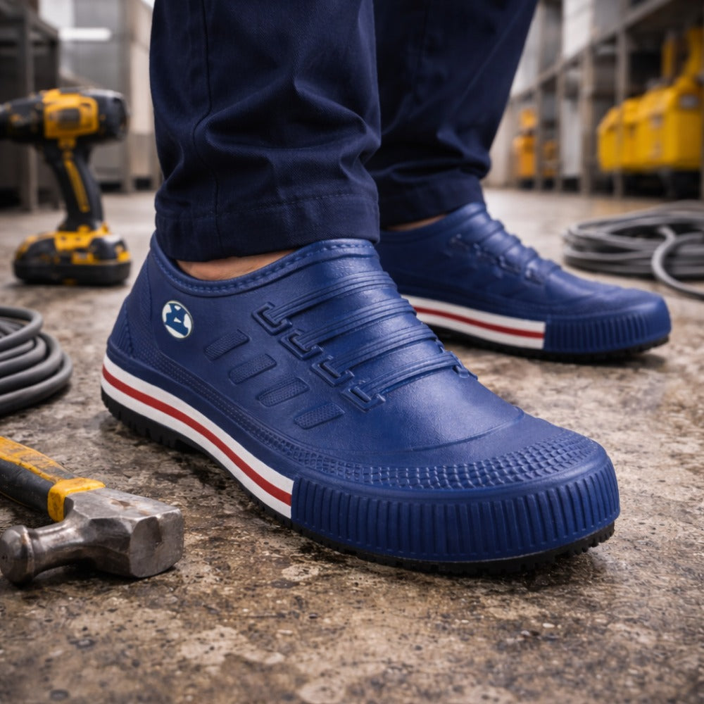 Sapatênis de EVA Azul Marinho Uso Profissional Antimicrobiano Solado Antiderrapante Soft Works BB81 C.A 43860