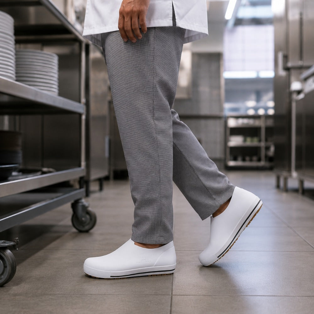 Sapato Flex Clean EVA Branco Uso Profissional Solado Antiderrapante Marluvas 103FCLEAN BR FG C.A 48714