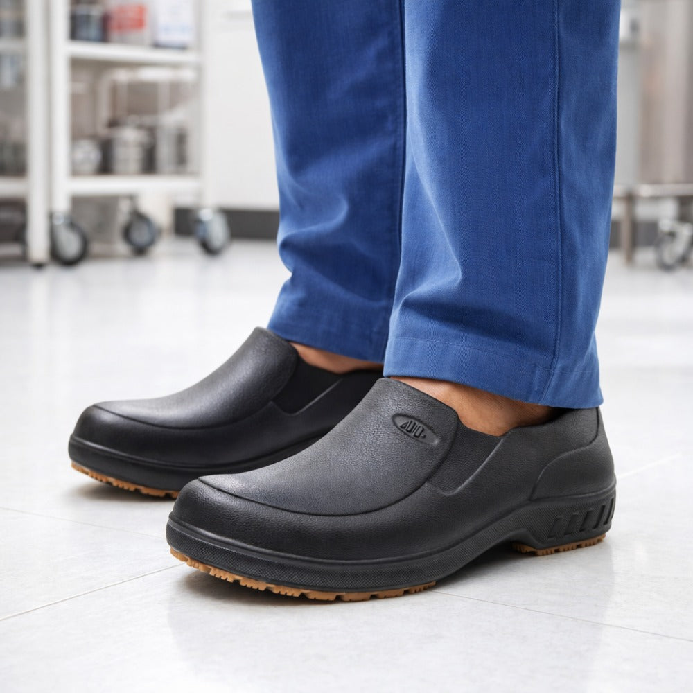 Sapato Flex Clean EVA Preto Uso Profissional Solado Antiderrapante Marluvas 101FCLEAN PR C.A 39213