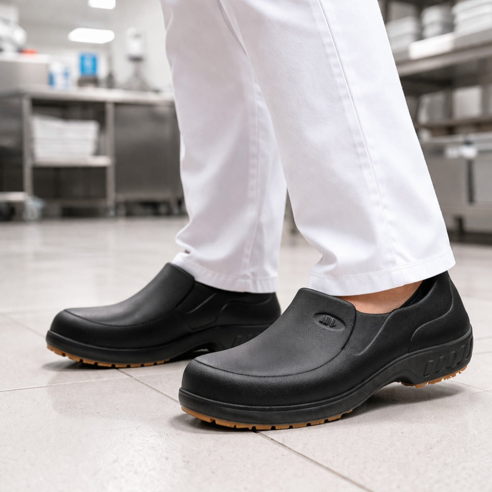 Sapato Flex Clean EVA Preto Uso Profissional Solado Antiderrapante Marluvas 101FCLEAN PR C.A 39213