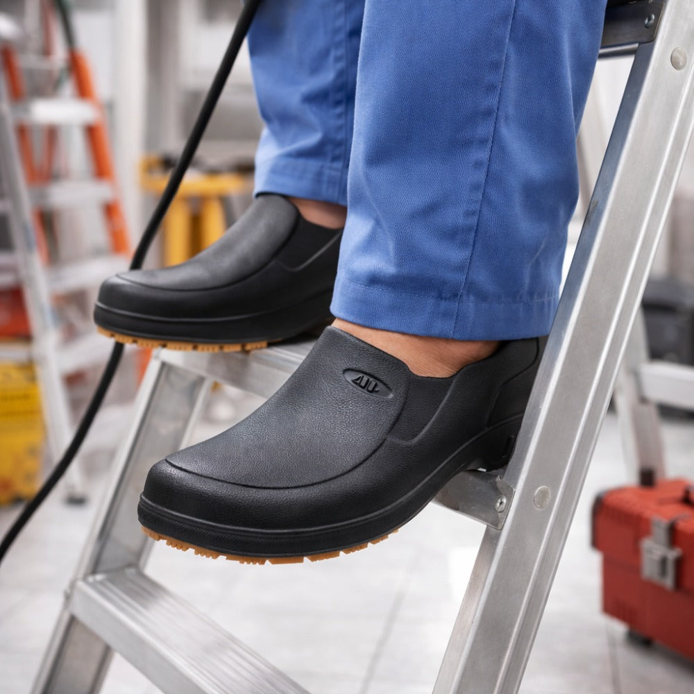 Sapato Flex Clean EVA Preto Uso Profissional Solado Antiderrapante Marluvas 101FCLEAN PR C.A 39213