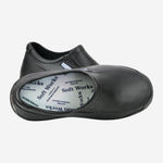 Sapato Social de EVA Preto Uso Profissional Antimicrobiano Solado Antiderrapante Soft Works BB67 C.A 42508