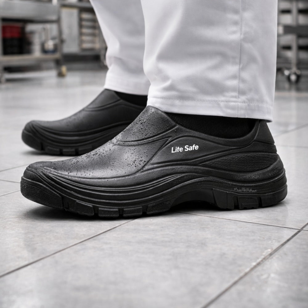 Sapato Full EVA Preto Uso Profissional Solado Antiderrapante Vulcabras BECC22 C.A 40580