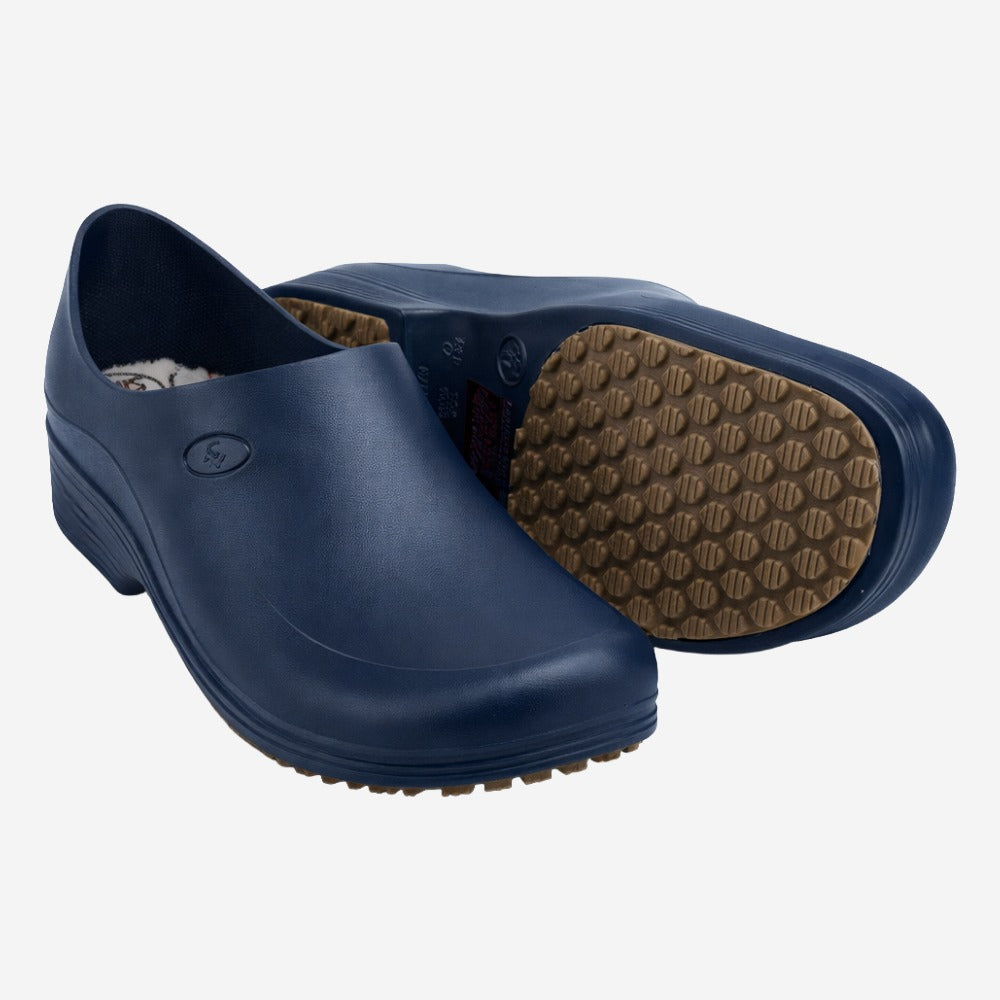 Sapato de EVA Azul Marinho Uso Profissional Antimicrobiano Solado Antiderrapante Sticky Shoes Man C.A 39674