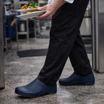 Sapato de EVA Azul Marinho Uso Profissional Antimicrobiano Solado Antiderrapante Sticky Shoes Man C.A 39674