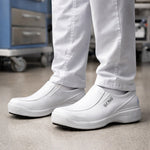 Sapato de EVA Branco Bico Composite Uso Profissional Solado Antiderrapante Soft Works BB66 C.A 41554