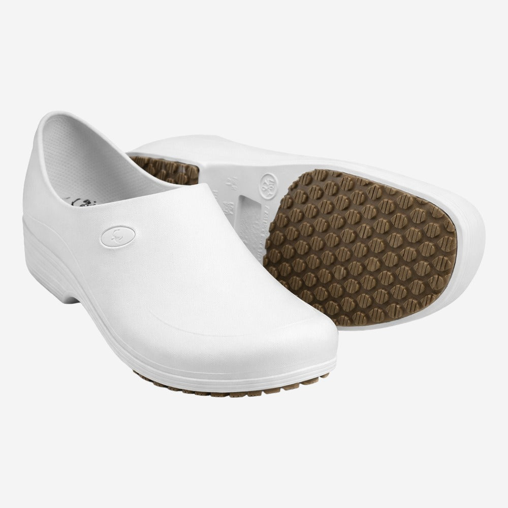 Sapato de EVA Branco Uso Profissional Antimicrobiano Solado Antiderrapante Sticky Shoes Man C.A 39674