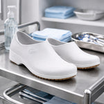 Sapato de EVA Branco Uso Profissional Antimicrobiano Solado Antiderrapante Sticky Shoes Man C.A 39674