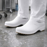 Sapato de EVA Branco Uso Profissional Antimicrobiano Solado Antiderrapante Sticky Shoes Man C.A 39674
