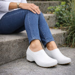 Sapato de EVA Branco Uso Profissional Antimicrobiano Solado Antiderrapante Sticky Shoes Woman SSW-BCA C.A 39848