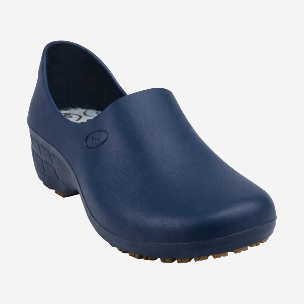 Sapato de EVA Feminino Azul Marinho Uso Profissional Antimicrobiano Solado Antiderrapante Sticky Shoes Woman SSW-AZM C.A 39848