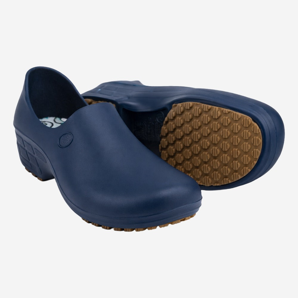 Sapato de EVA Feminino Azul Marinho Uso Profissional Antimicrobiano Solado Antiderrapante Sticky Shoes Woman SSW-AZM C.A 39848