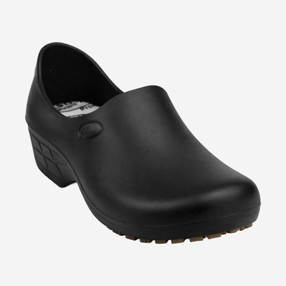 Sapato de EVA Feminino Cinza Escuro Uso Profissional Antimicrobiano Solado Antiderrapante Sticky Shoes Woman SSW-VDHOS C.A 39848