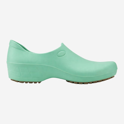 Sapato de EVA Feminino Verde Claro Uso Profissional Antimicrobiano Solado Antiderrapante Sticky Shoes Woman SSW-VDHOS C.A 39848