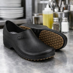 Sapato de EVA Preto Uso Profissional Antimicrobiano Solado Antiderrapante Sticky Shoes Man C.A 39674