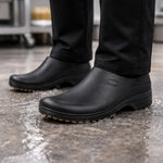 Sapato de EVA Preto Uso Profissional Antimicrobiano Solado Antiderrapante Sticky Shoes Man C.A 39674