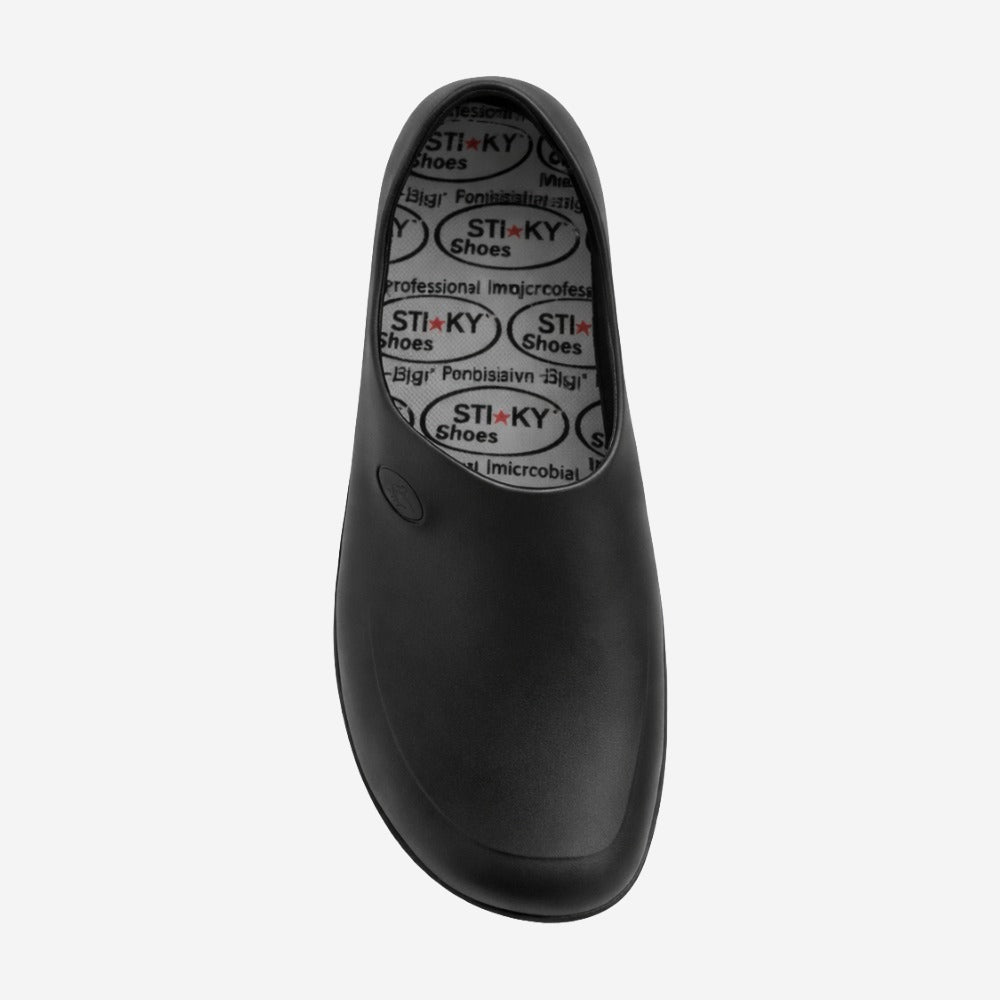 Sapato de EVA Preto Uso Profissional Antimicrobiano Solado Antiderrapante Sticky Shoes Man C.A 39674
