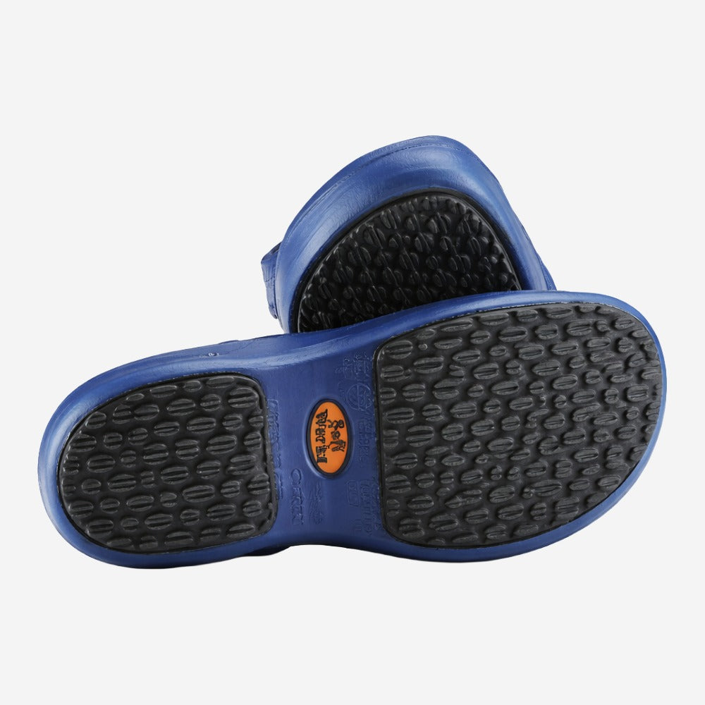 Sapato de EVA Tipo Crocs Azul Marinho Uso Profissional Antimicrobiano Solado Antiderrapante Soft Works BB60 C.A 27921