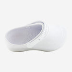 Sapato de EVA Tipo Crocs Branco Uso Profissional Antimicrobiano Solado Antiderrapante Soft Works BB60 C.A 27921