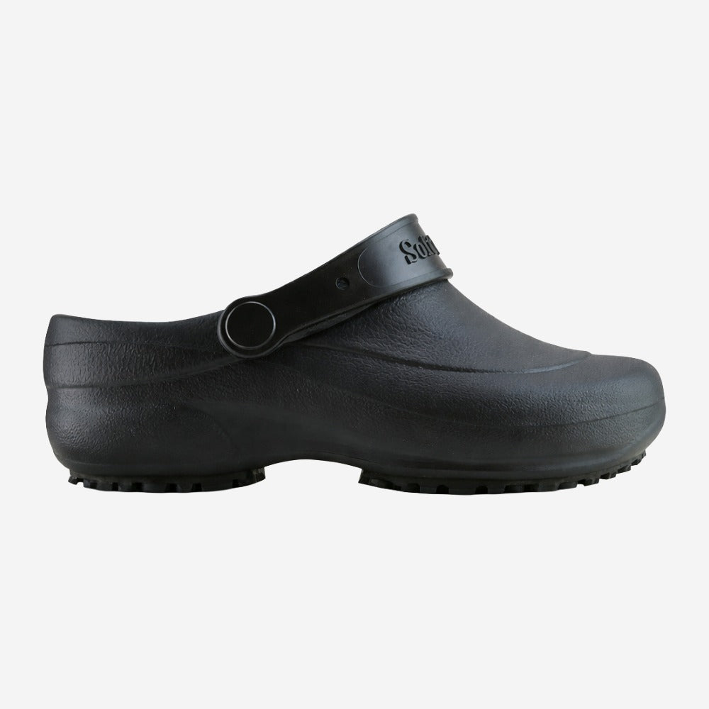 Sapato de EVA Tipo Crocs Preto Uso Profissional Antimicrobiano Solado Antiderrapante Soft Works BB60 C.A 27921