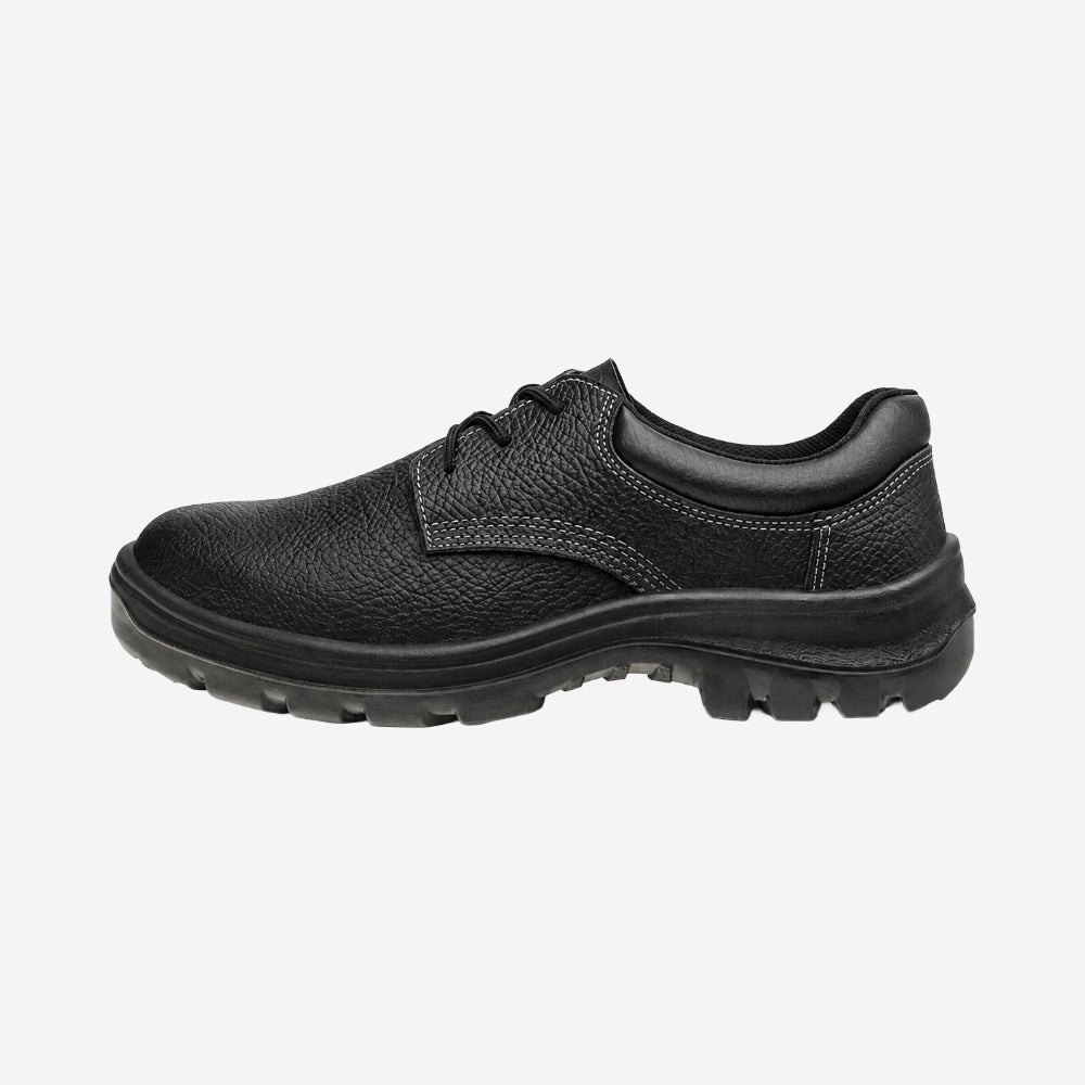 Sapato de Segurança Cadarço Bico Aço Couro Preto Marluvas 10VS48 A C.A 43337