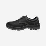 Sapato de Segurança Cadarço Bico PVC Couro Preto Marluvas 10VS48 BP C.A 43336