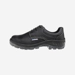 Sapato de Segurança Cadarço Bico PVC Couro Preto Marluvas 95S29 BP C.A 41424